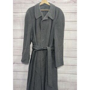 Vtg Keith Neil Brendan CASHMERE -BLEND  Mens Luxury Timeless Long Overcoat R48